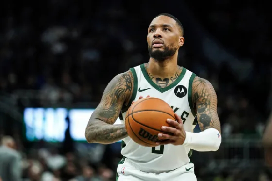 Bucks upgrade Damian Lillard to questionable for Game 2